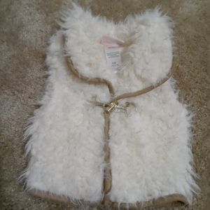 Faux fur vest
